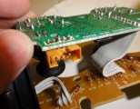 Crimped wire terminal soldered to the Dual Action PCB