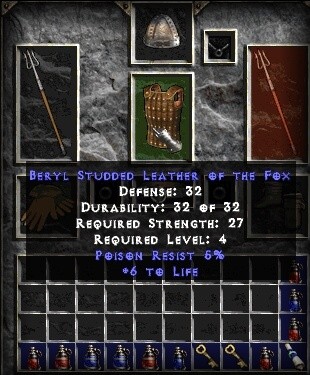 That raging undead whore is no contest if you're wearing this armor. Found only on a skeleton in the Crypt.