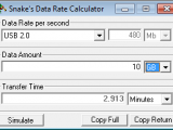 Data Rate Calculator