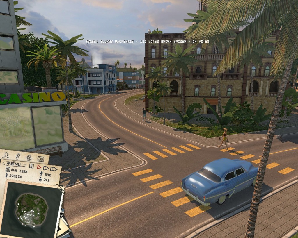 Scenic street corner