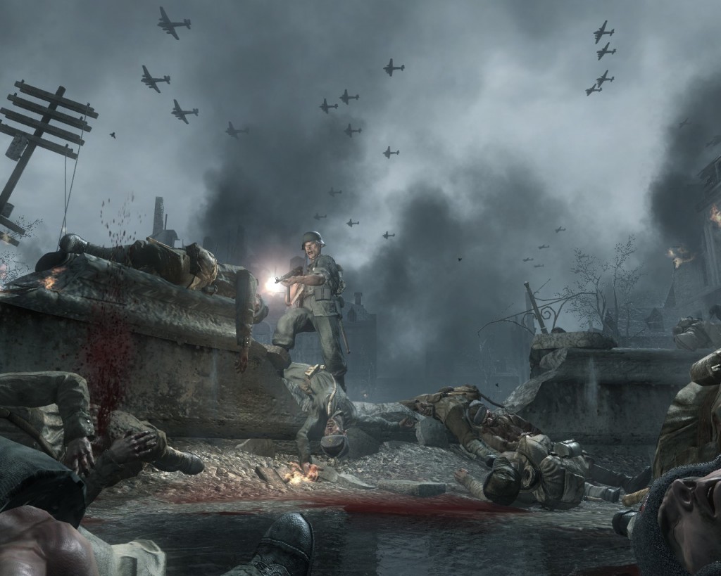 The gruesome opening scene of the Russian campaign