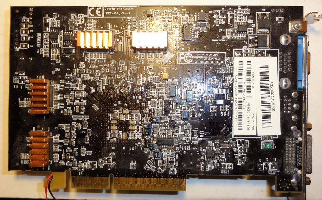 Radeon 9600XT Back