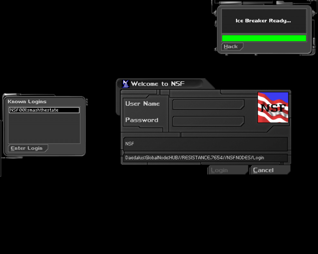 Known Codes for Logins