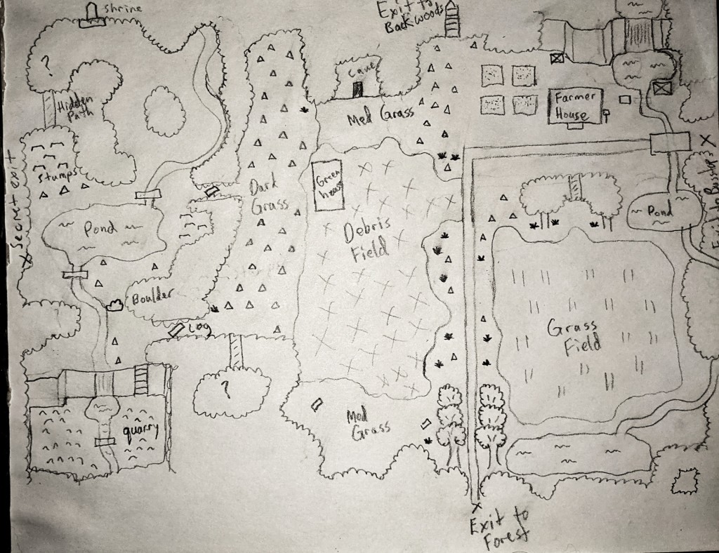 Stardew Farm Map Concept Art