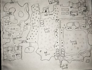 Stardew Farm Map Concept Drawing
